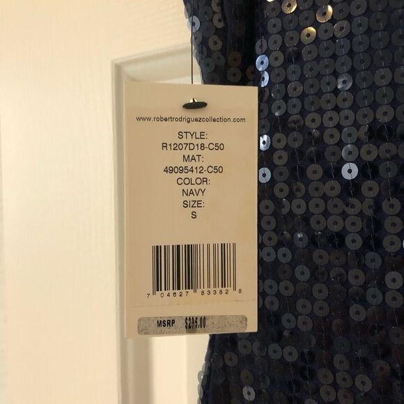 🎄 NWT! Robert Rodriguez sequin dress - Picture 4 of 6